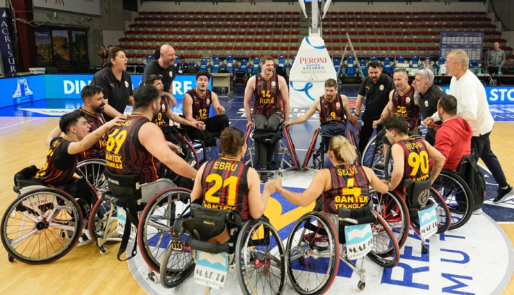Galatasaray Tekerlekli Sandalye Erkek Basketbol Takımı, Avrupa'da finale çıktı