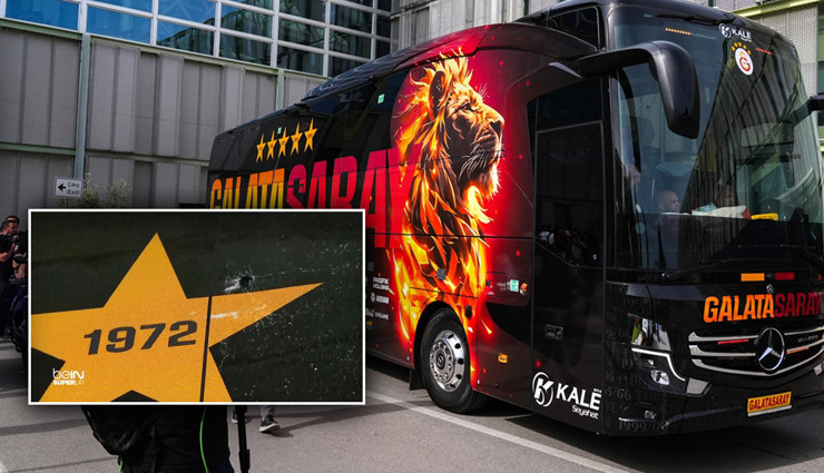 İzmir'de maçın ardından şoke eden olay! Galatasaray takım otobüsüne taşlı saldırı