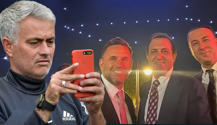 Jose Mourinho Galatasaray'ın şampiyonluk kutlamalarına hayran kalmış!