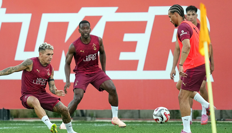 Leroy Sane, Galatasaray ile ilk antrenmanına çıktı