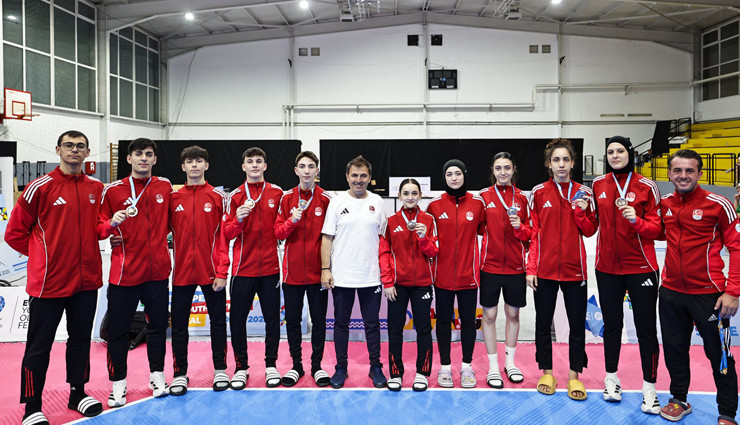 Milli tekvandocular, EYOF 2025'te zirvede yer aldı