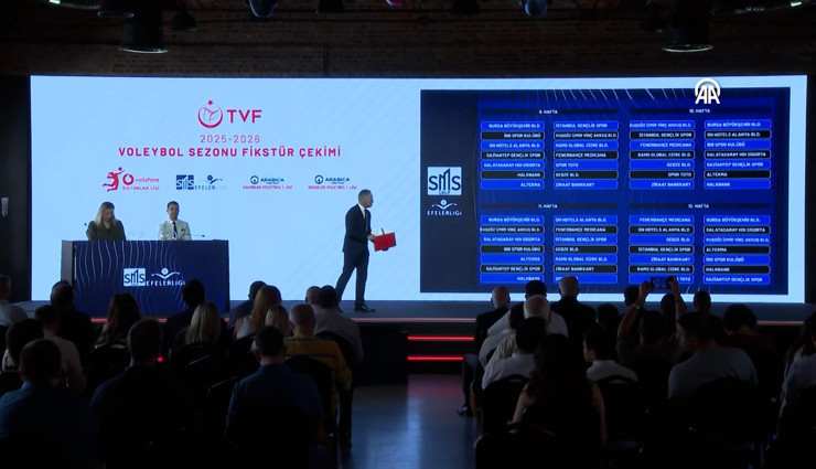 Voleybolda 2025-2026 sezonun fikstür çekimi yapıldı