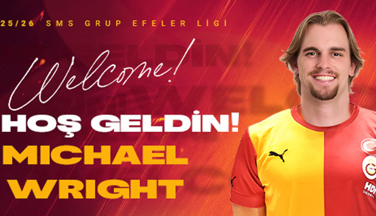 Galatasaray HDI Sigorta Erkek Voleybol Takımı, ABD'li Michael Wright'ı kadrosuna kattı