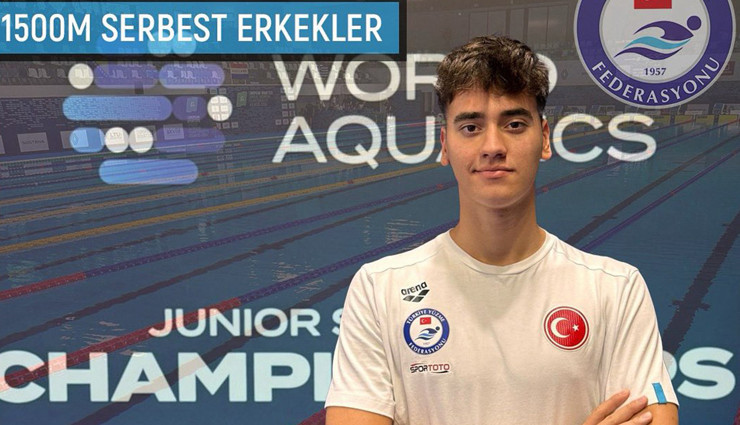 Kuzey Tunçelli, 1500 metre serbestte 2'nci kez dünya gençler şampiyonu oldu