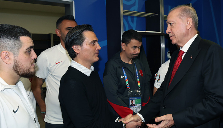 Cumhurbaşkanı Erdoğan, A Milli Futbol Takımımızı tebrik etti