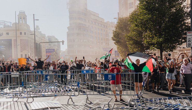İspanya'daki La Vuelta bisiklet yarışı İsrail karşıtı protestoları nedeniyle yarıda kaldı!