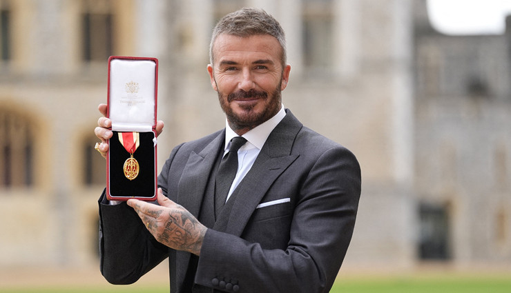 David Beckham'a Kral 3. Charles'tan şövalye ünvanı!