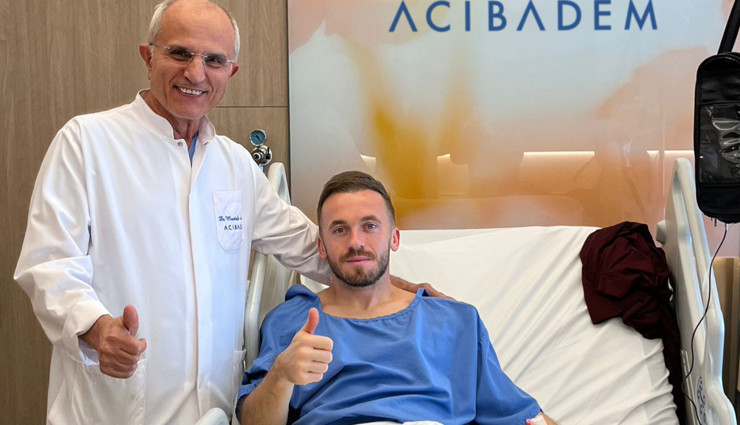 Trabzonspor'da Edin Visca ameliyat oldu