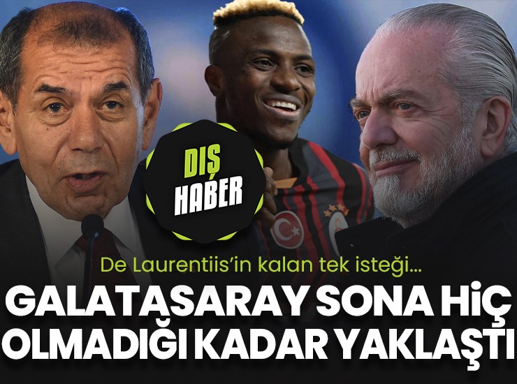 Galatasaray Osimhen transferine hiç olmadığı kadar yakın! Napoli'nin son isteği...