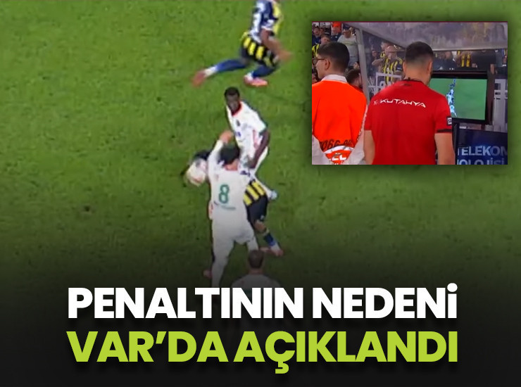 Fenerbahçe - Alanyaspor maçının VAR kayıtları açıklandı