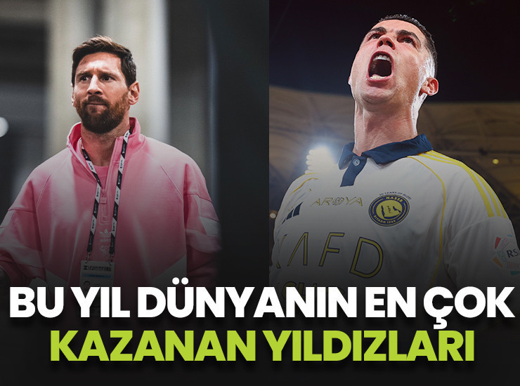 Dünyanın en çok kazanan futbolcuları! Ronaldo'dan rakiplerine büyük fark