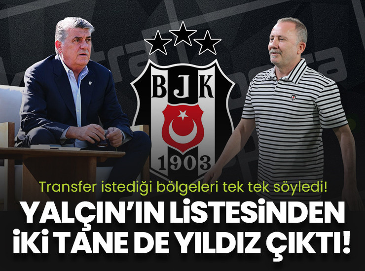 Sergen Yalçın 4 mevkiiyi işaret etti: Ya transfer ya da şampiyonluk hayal