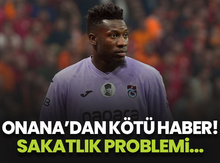 Trabzonspor'da Onana şoku! Sakatlığı nedeniyle antrenmana katılmadı