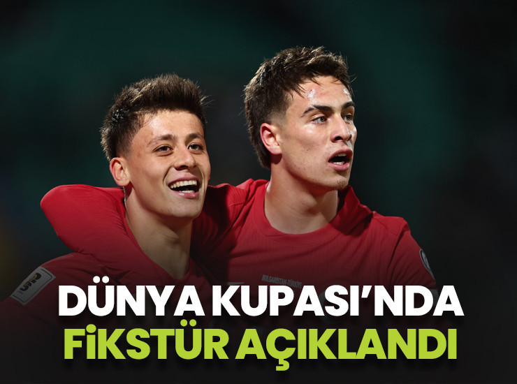 Türkiye'nin Dünya Kupası fikstürü açıklandı