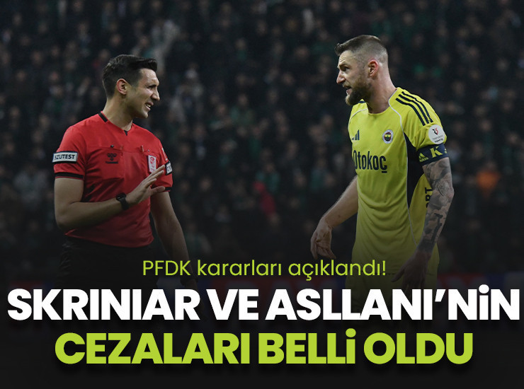 Skriniar ve Asllani'nin cezaları belli oldu