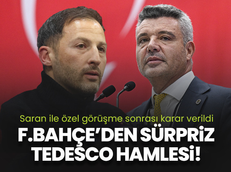 Fenerbahçe'den sürpriz Tedesco hamlesi! Sadettin Saran ile özel görüşme sonrası karar verildi