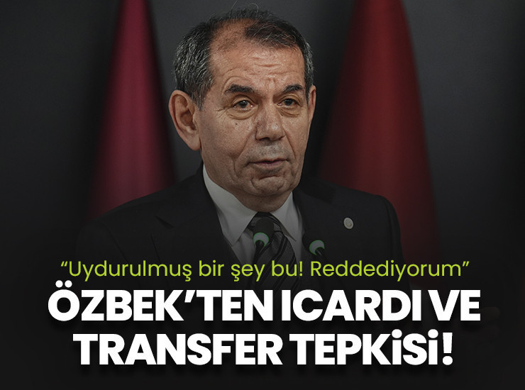 Dursun Özbek'ten Mauro Icardi ve transfer tepkisi: "Uydurulmuş bir şey bu! Bu söylemi reddediyorum"