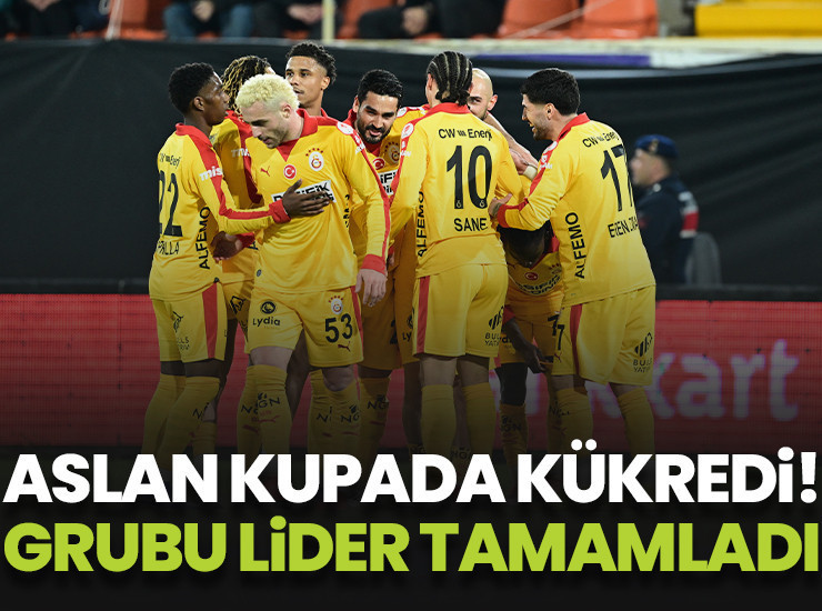 Galatasaray Alanya'da kazandı 4'te 4 yaptı üst tura çıktı!