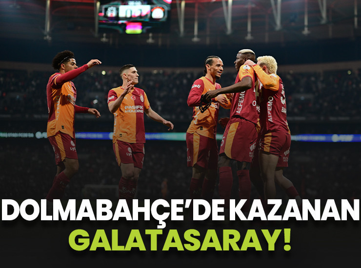 Dev derbiyi Galatasaray tek golle kazandı!