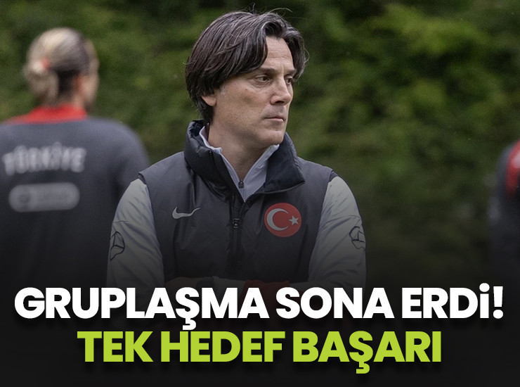 Milli takımda gruplaşma bitti! Montella döneminde herkes bir