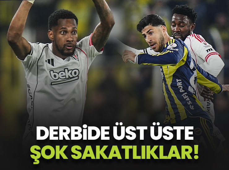 Dev derbide üst üste sakatlık şokları! 2 isim de devam edemedi