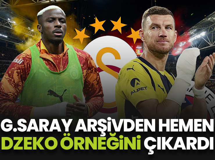 Galatasaray'dan Fenerbahçe'ye Dzeko örneği