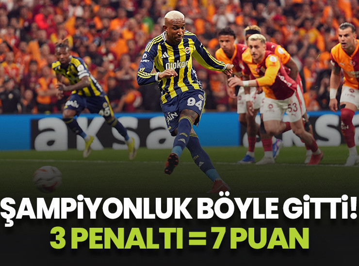 3 penaltı kaçıran Talisca 7 puanı çöpe attı! Şampiyonluk böyle elden gitti