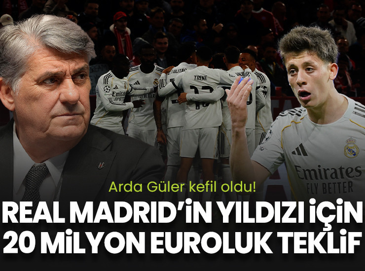 Arda Güler kefil oldu! Serdal Adalı Real Madrid'e 20 milyon euroluk teklif yaptı