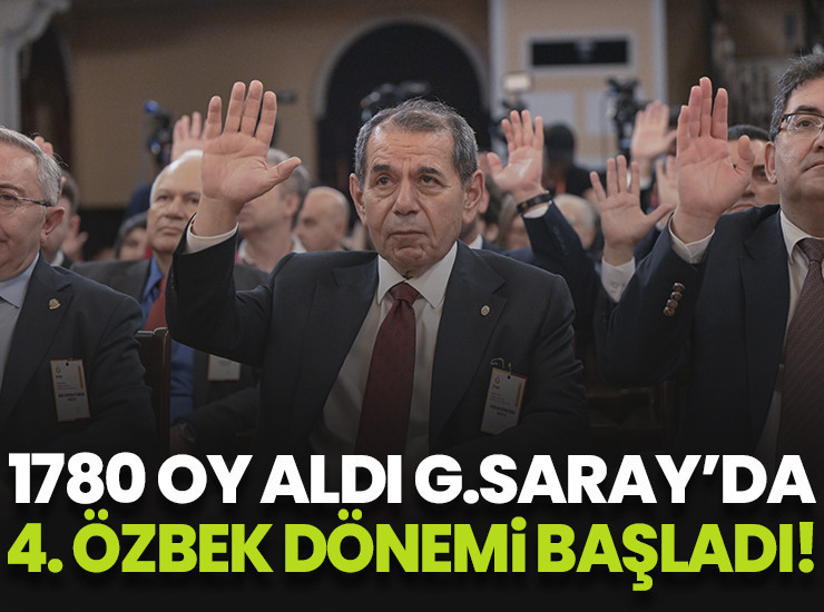 Dursun Özbek 2 yıl daha Galatasaray başkanı!