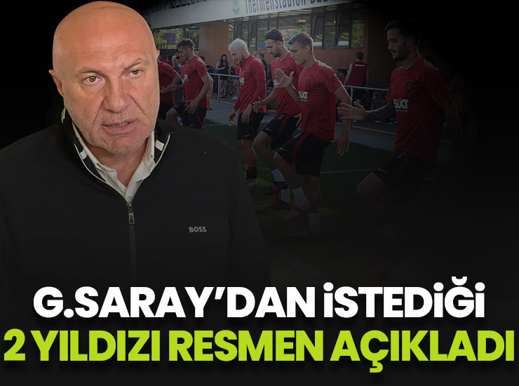 Galatasaray'dan istediği iki yıldızı açıkladı: Şu an erken ama...