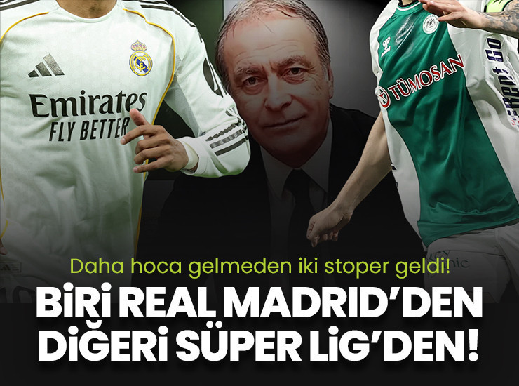 Beşiktaş'a daha hoca gelmeden iki stoper geldi! Biri Real Madrid'den diğeri Süper Lig'den