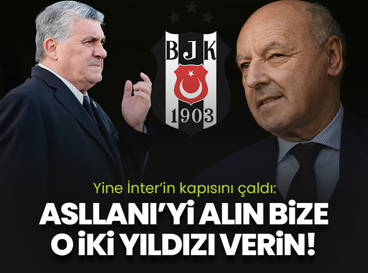Beşiktaş yine Inter'in kapısını çaldı: Asllani'yi alın Pavard'la Frattesi'yi verin