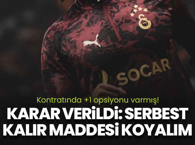 Kontratında +1 opsiyon kararı varmış! Galatasaray kullanma kararı aldı