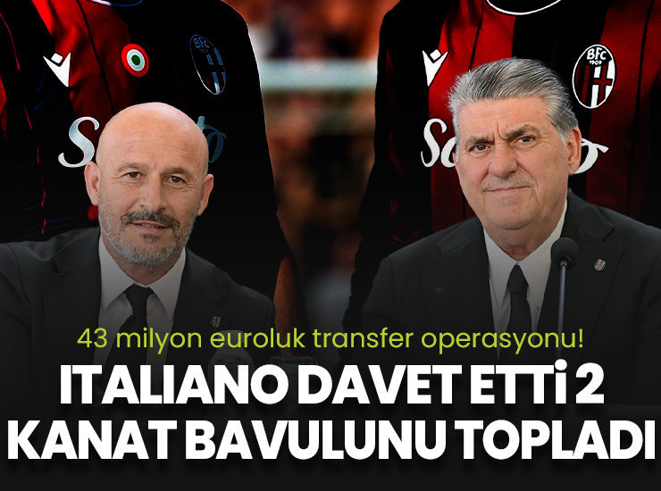 Italiano davet etti 2 isim bavulunu topladı! 43 milyon euroluk kanat operasyonu