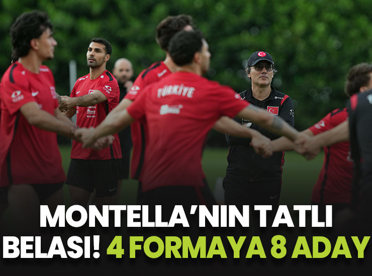 Vincenzo Montella'dan kritik karar! 4 formaya 8 aday