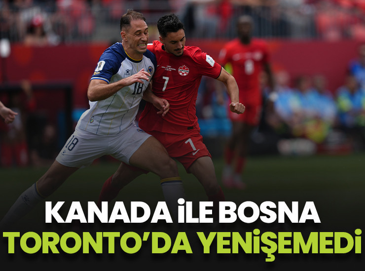 Ev sahibi Kanada Bosna Hersek ile berabere kaldı!