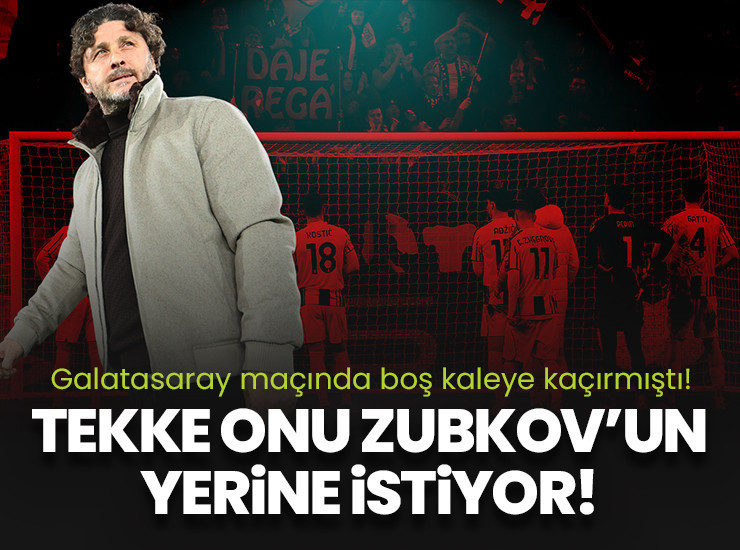 Galatasaray maçında boş kaleye atamamıştı! Fatih Tekke Zubkov'un yerine istiyor