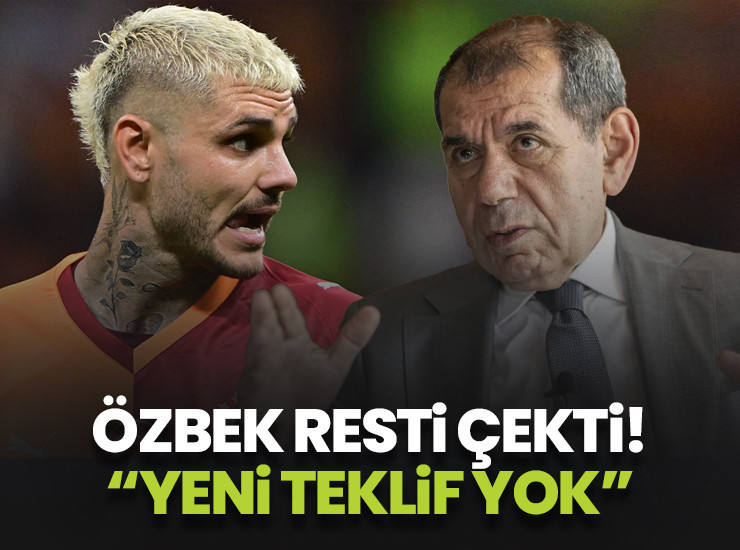 Özbek'ten Icardi'ye rest! "Yeni teklif yok"