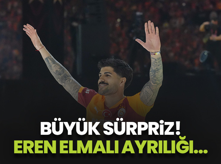 Galatasaray'da hiç beklenmeyen ayrılık! Eren Elmalı gidiyor