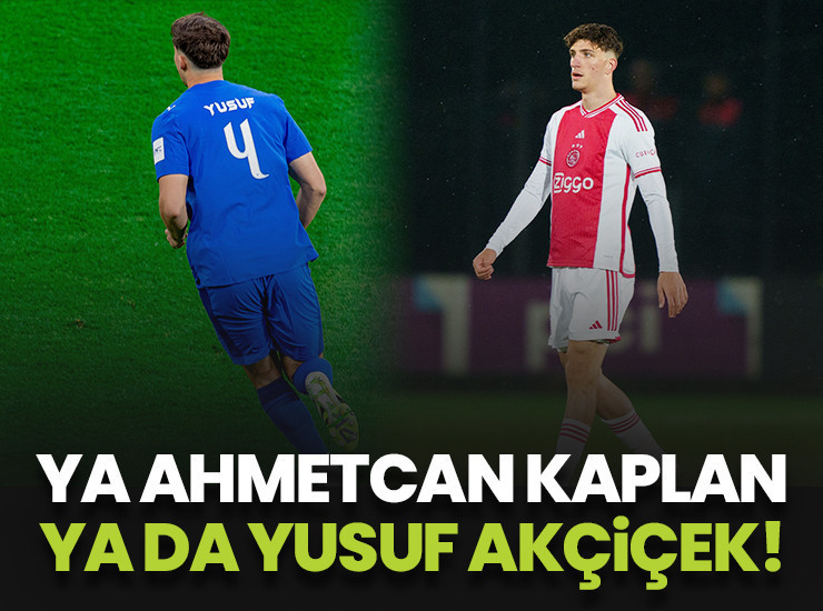 Galatasaray'da yerli stoper adayları Ahmetcan Kaplan ve Yusuf Akçiçek