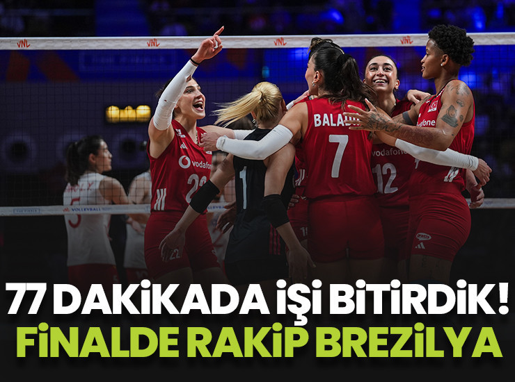 77 dakikada final bileti aldık! Türkiye: 3 Çin: 0