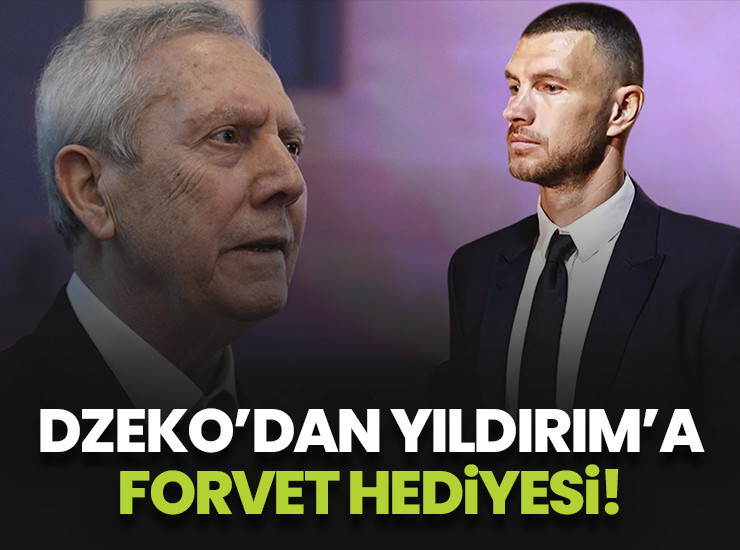 Edin Dzeko'dan Fenerbahçe'ye forvet hediyesi