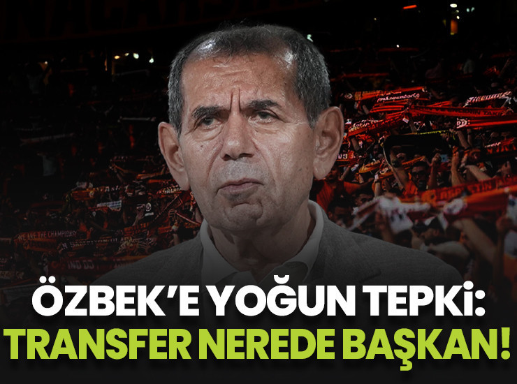 Galatasaray taraftarından yoğun tepki! "Transferler nerede başkan?"