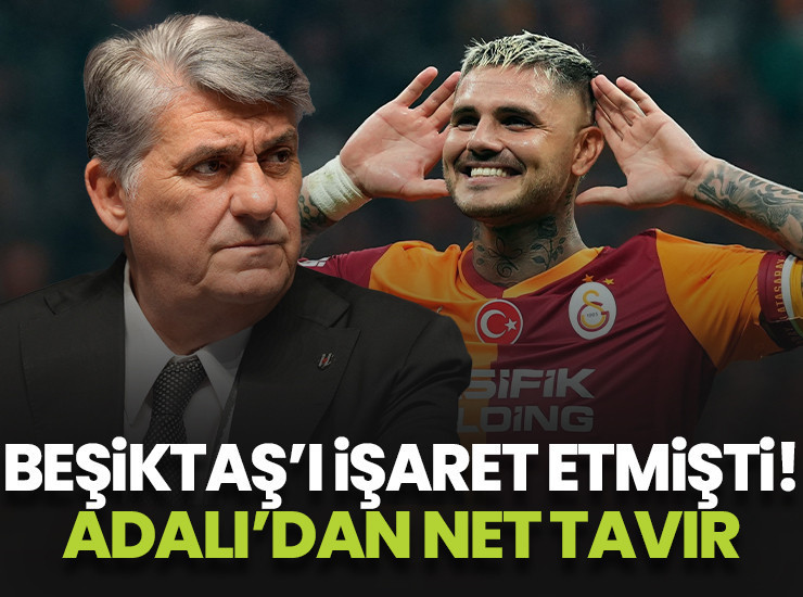 Icardi'nin menajeri Beşiktaş'ı işaret etmişti! Adalı net tavır koydu