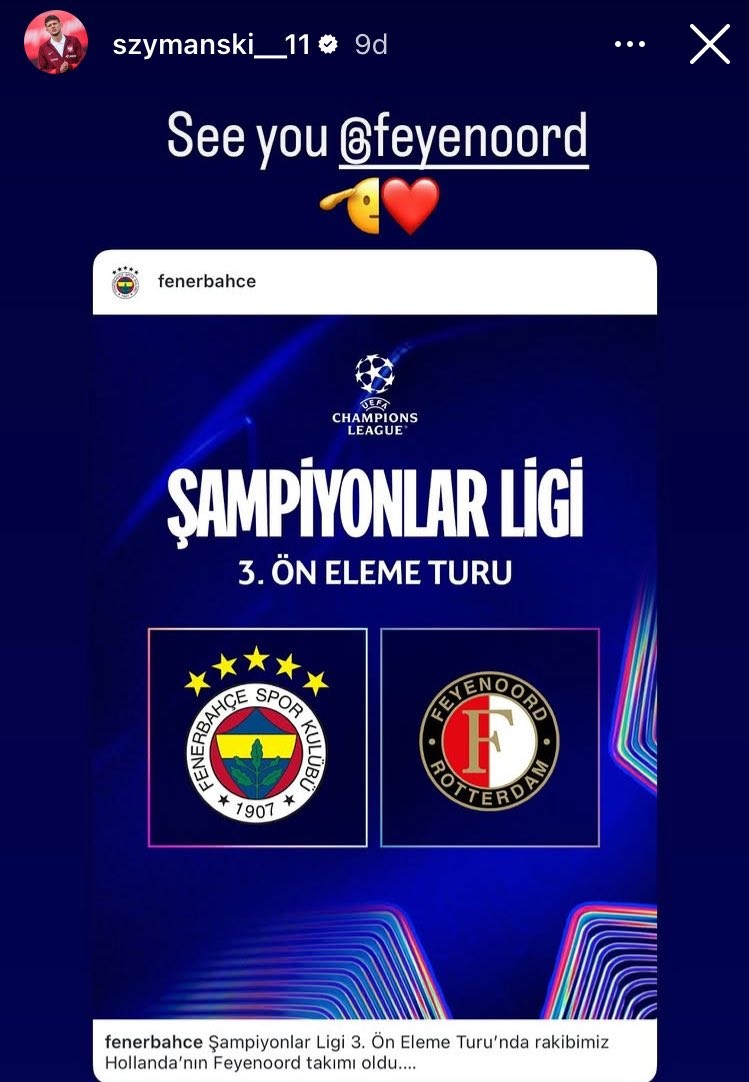 Szymanski'den eski takımı Feyenoord'a mesaj! - Resim : 1