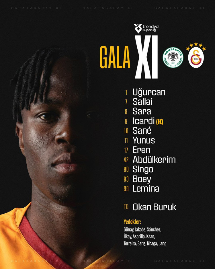 İLK 11'LER BELLİ OLDU