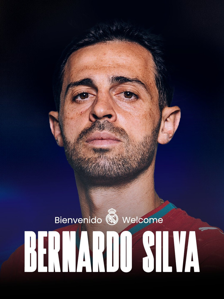 Bernardo Silva resmen Real Madrid'de! "Bienvenido Silva" - Resim : 2