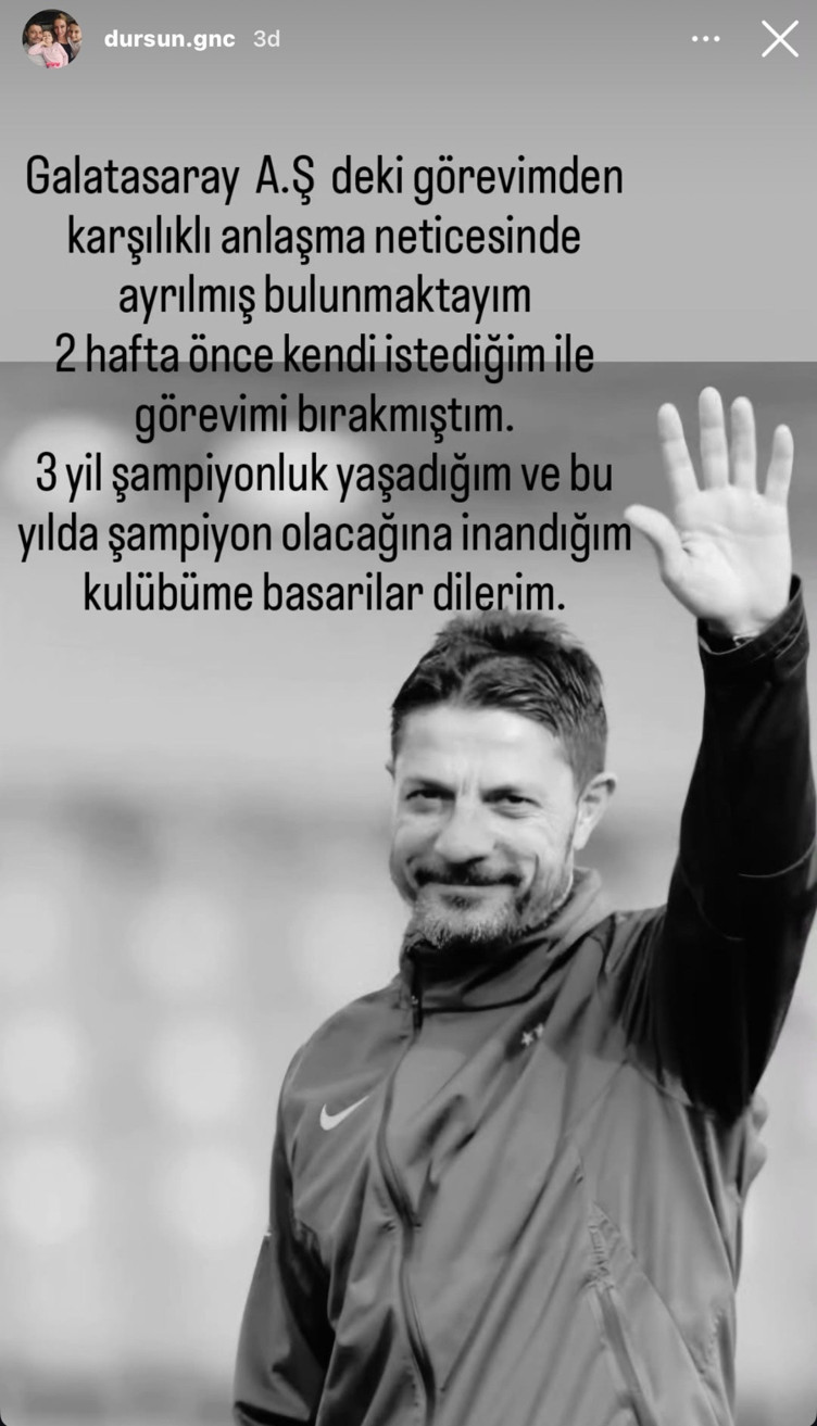 Galatasaray'da ayrılık! Sosyal medyadan açıkladı - Resim : 2