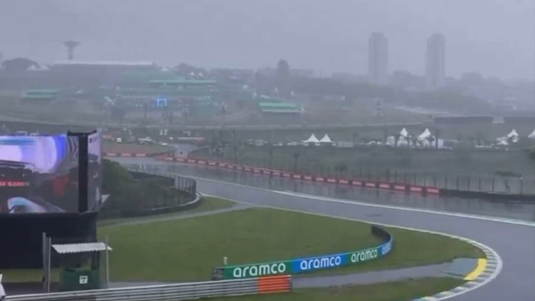 Brezilya GP öncesinde yoğun yağmur - Resim : 1