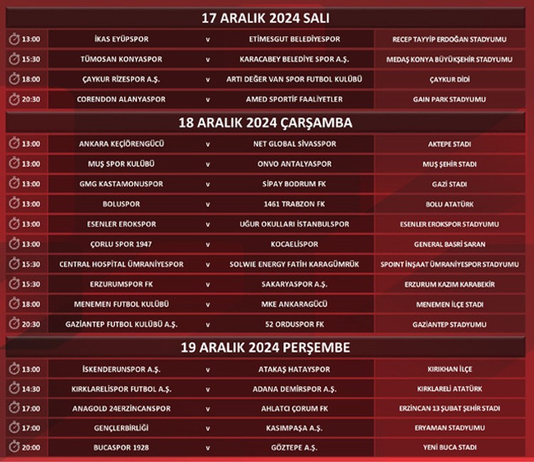 Ziraat Türkiye Kupası 5. Tur programı açıklandı! - Resim : 1